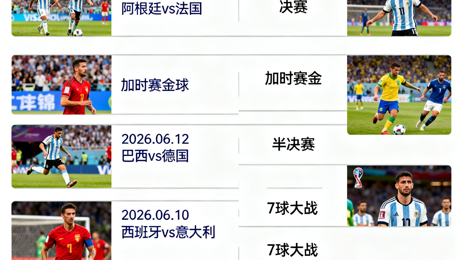 2026世界杯官网视频集锦页面展示最近10场经典比赛回放列表
